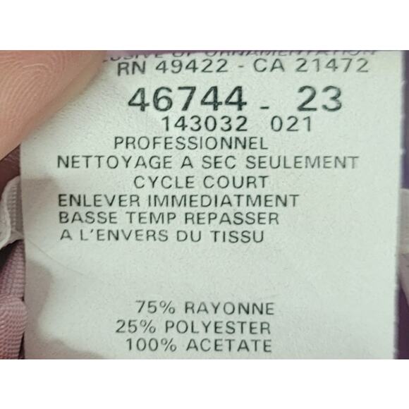 Jessica McClintock- Girl's formal Dress with Cardigan- Purple- size 10 - Picture 8 of 10